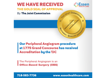 Essen Health Care awarded Peripheral Angiogram Procedure Accreditation from The Joint Commission